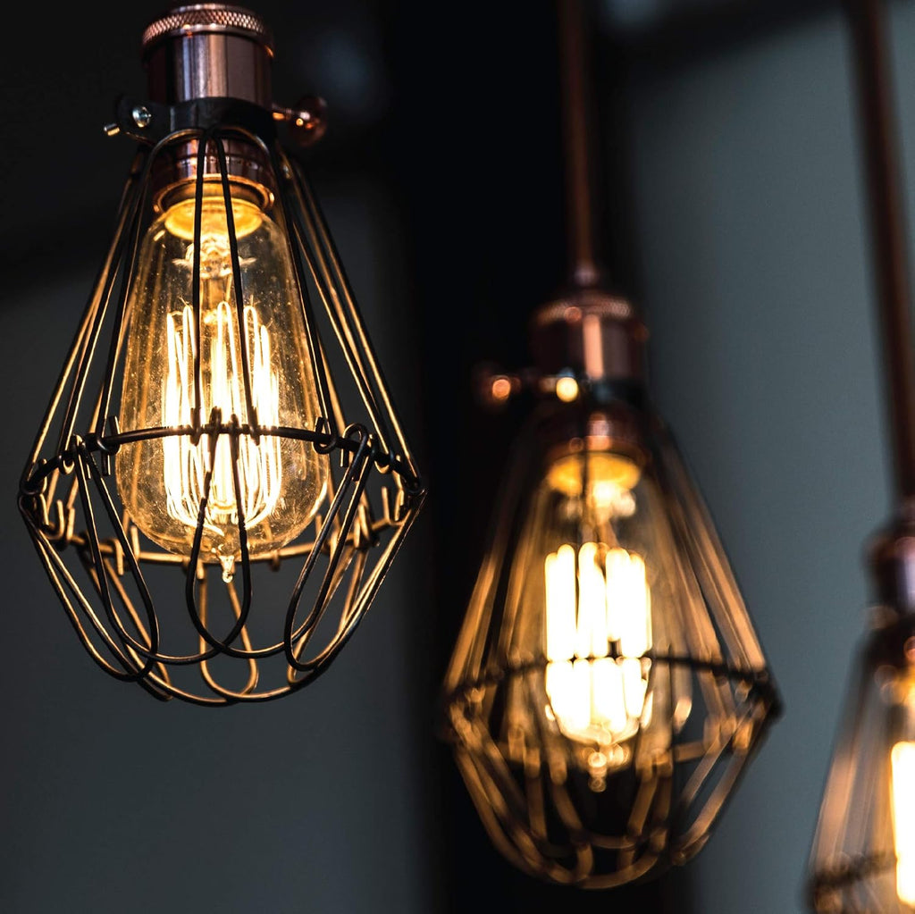 ST64 Vintage Light Bulb 6-Pack Edison Bulbs-ST64 Style 60 Watts-Dimmable, Medium (E26) Standard Base