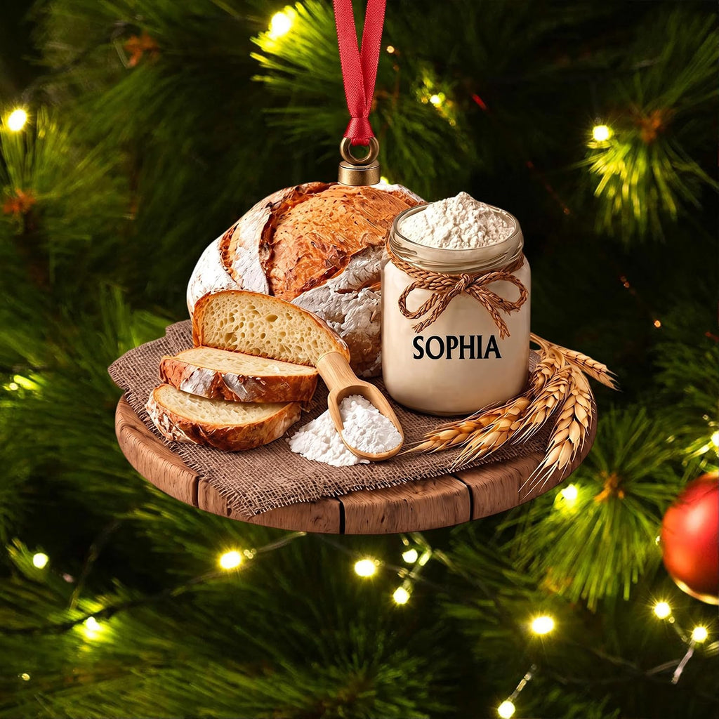 Sourdough Bread Ornament, Sourdough Ornament, Gift for Baker