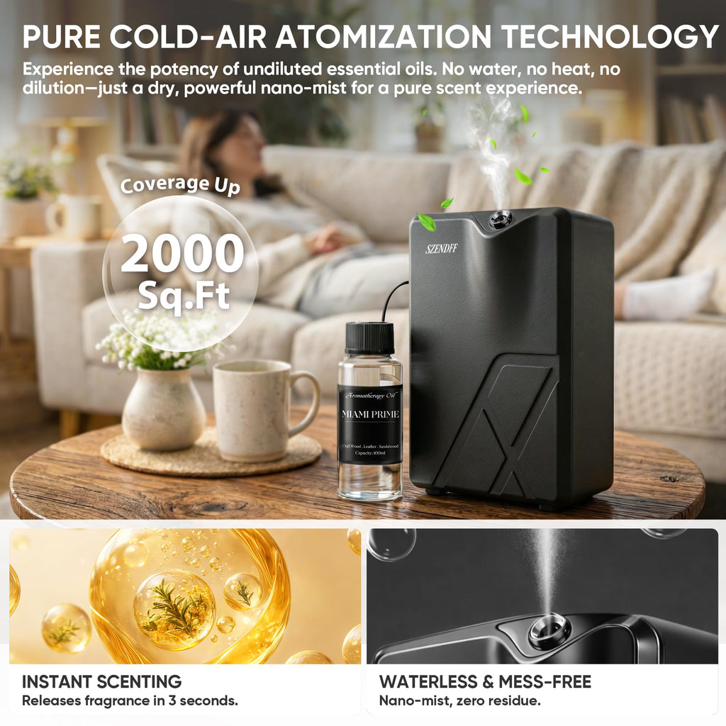Scent Diffuser Kit with 100ml Oil, Scent Air Machine