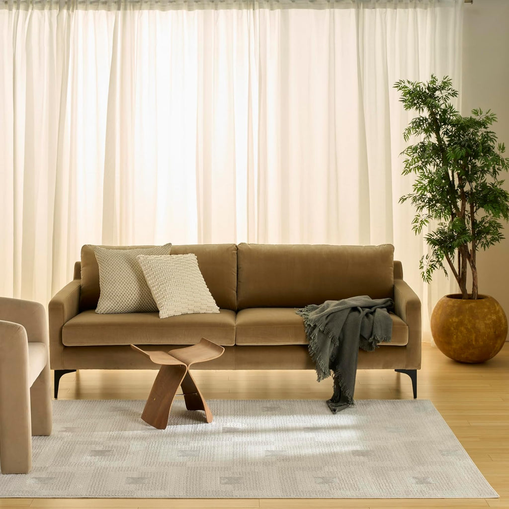 Home Nordic Ivory Beige Area Rug - Easy Clean, Non Shedding, Bed Room, Living Room, Dining Room, Kitchen