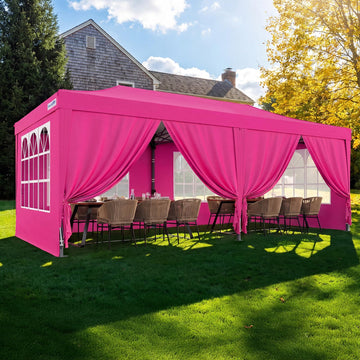 10'x20' Pop Up Canopy Tent with Sidewalls