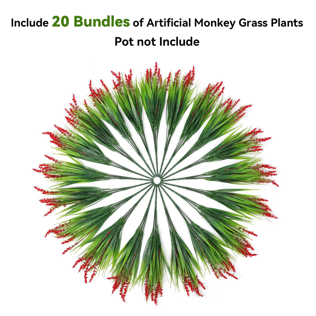 20PCS Artificial Plants Fake Flowers Monkey | Casa Home Living