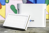 4-in-1 True HEPA Air Purifier 3 Speeds Plus UV-C Sanitizer (White)