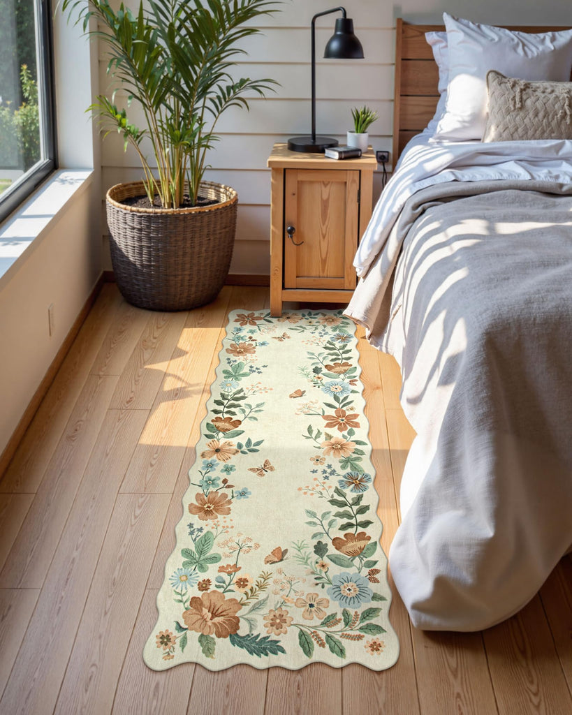 Floral Kitchen Runner Rug, Rug Runners s Non Slip
