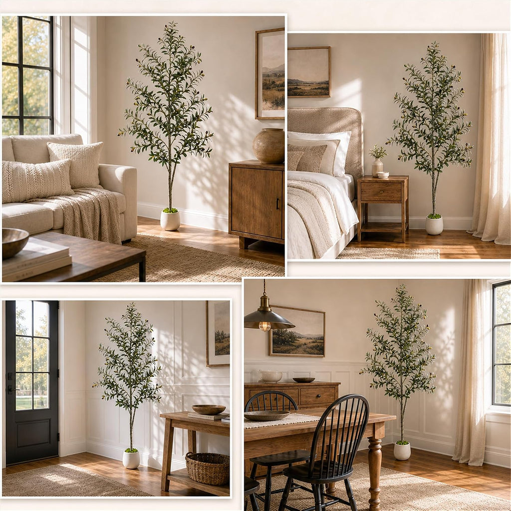 6FT Faux Olive Tree, Lifelike