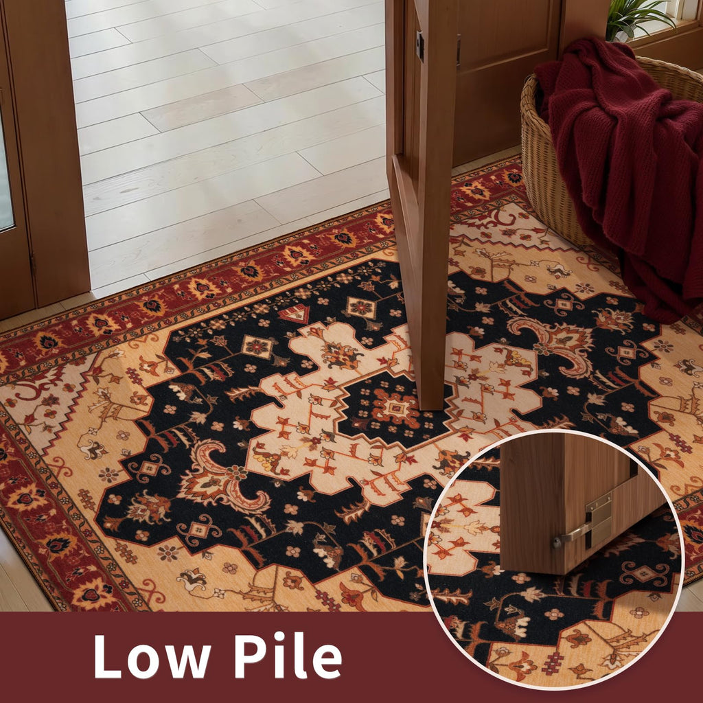Washable Kitchen Runner Rug 2x5ft, Small Carpet