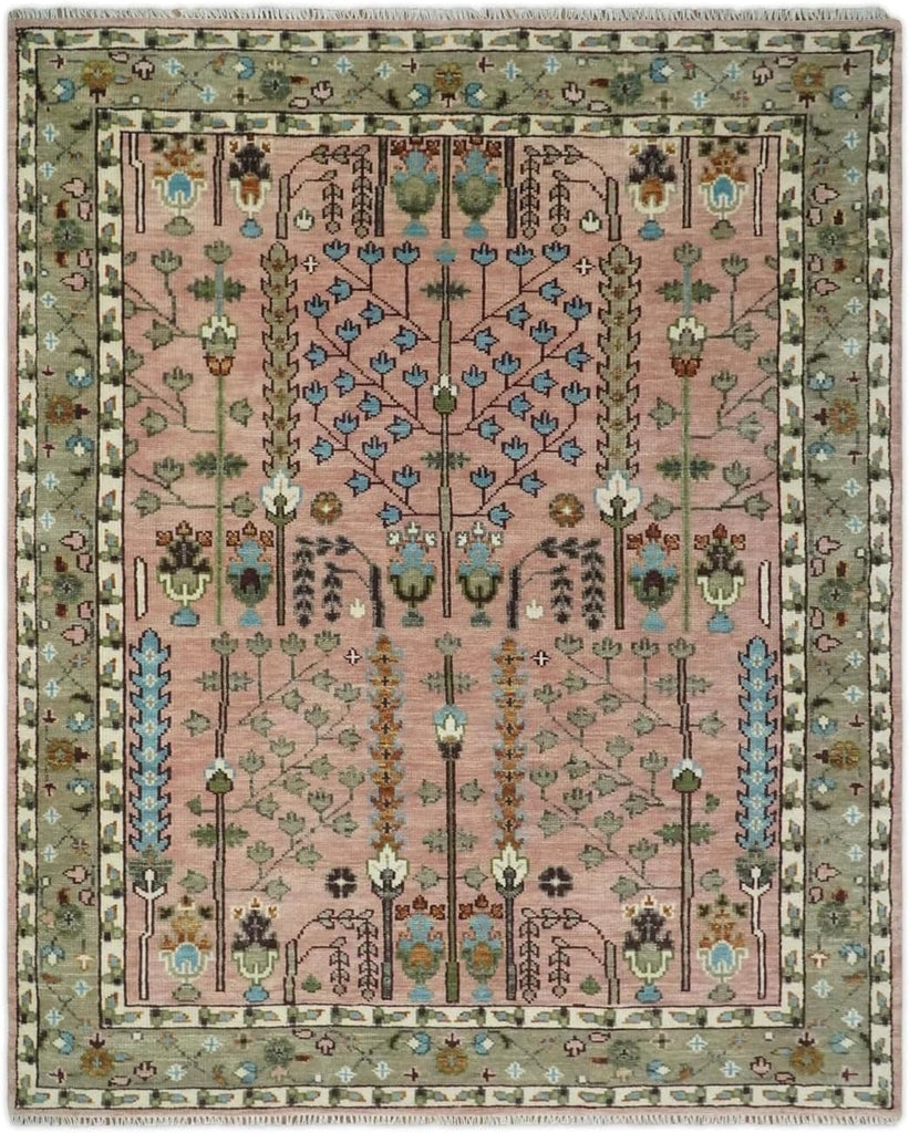 Area Rug Hand Knotted Oushak Rug