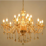 18-Light Crystal Chandeliers Luxurious K9 Crystal Candle Pendant Lamp Ceiling Lighting for Dining Living Room Bedroom Hallway Entry (18 Lights) A110-B0D1YD1M1Q