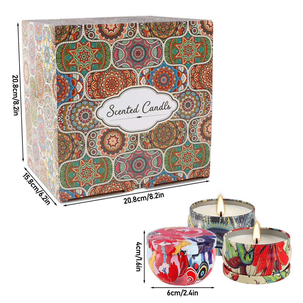 36-Pack Long-Lasting Scented Candles Gift Set, 2.5oz Soy Wax with Essential Oils for Aromatherapy and Home Fragrance