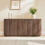 70" Sideboard Buffet Cabinet with Storage, Living Room Accent Cabinet with Doors and Adjustable Shelves, for Bar