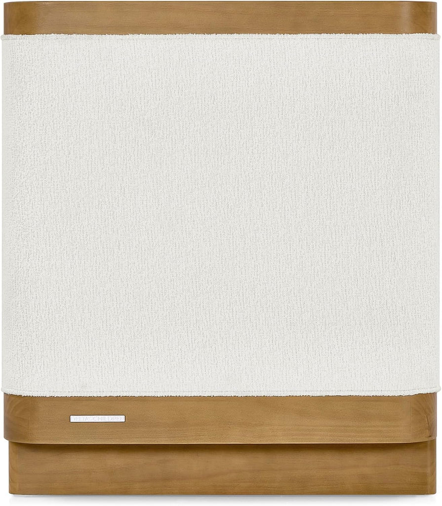 BabyGap Callie 4-in-1 Upholstered Crib (Acorn/White Boucle)