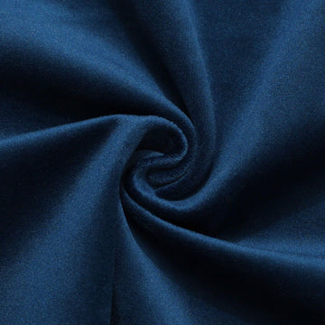 Velvet Upholstery Fabric, 58 inches Wide (Dark Blue, 2 Yards)