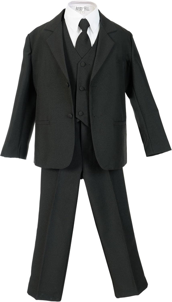 Boys Formal 5 Piece Suit with Shirt and Vest