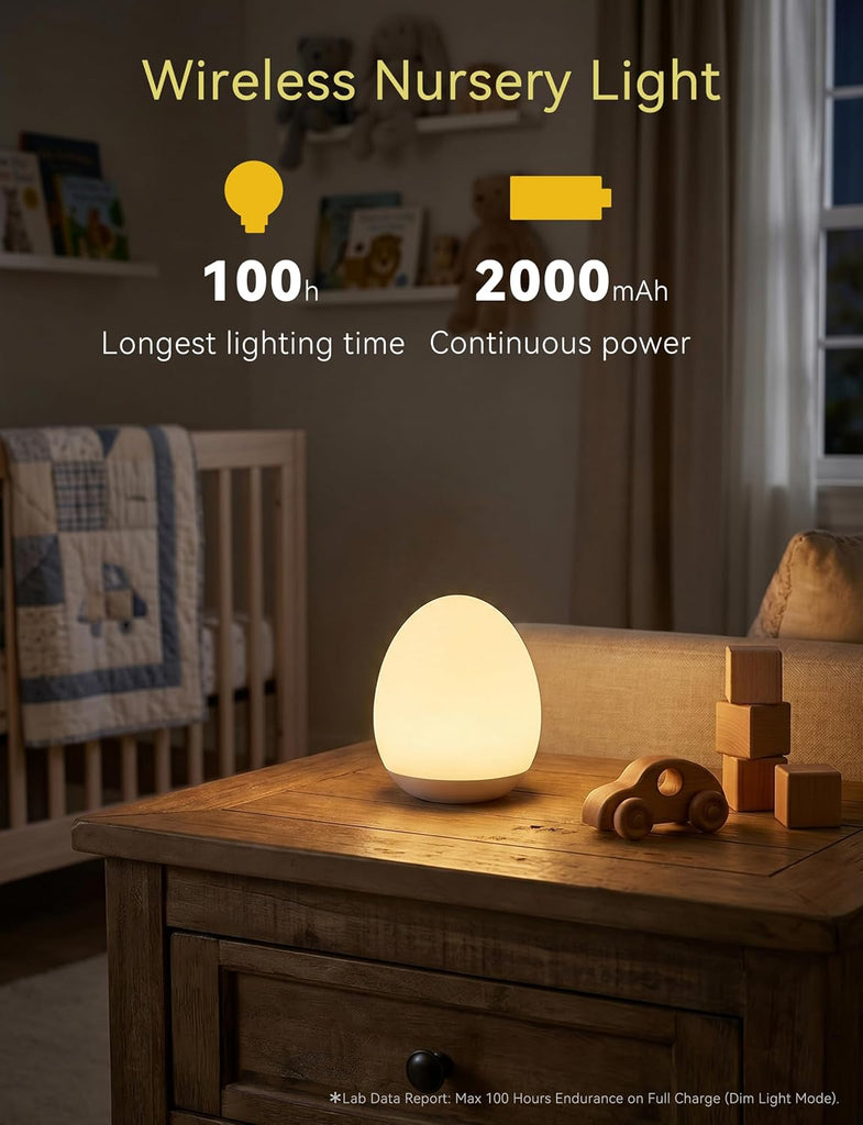 Night Light for Kids,Egg Night Light for Baby Nursery