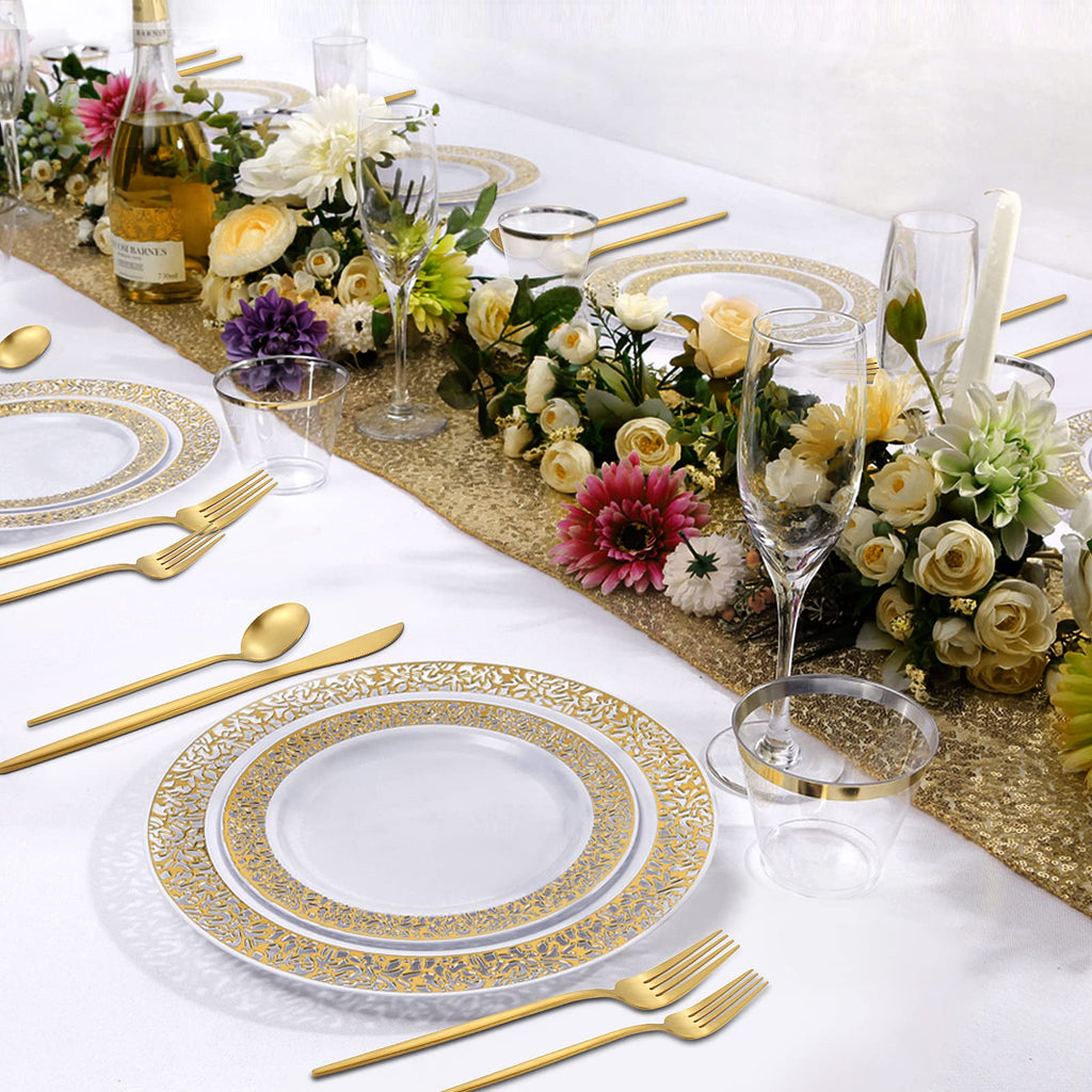 Matte Gold Silverware Set, 20-Piece Stainless Steel Flatware Set, Satin Finish tableware Cutlery Set, Service for 4