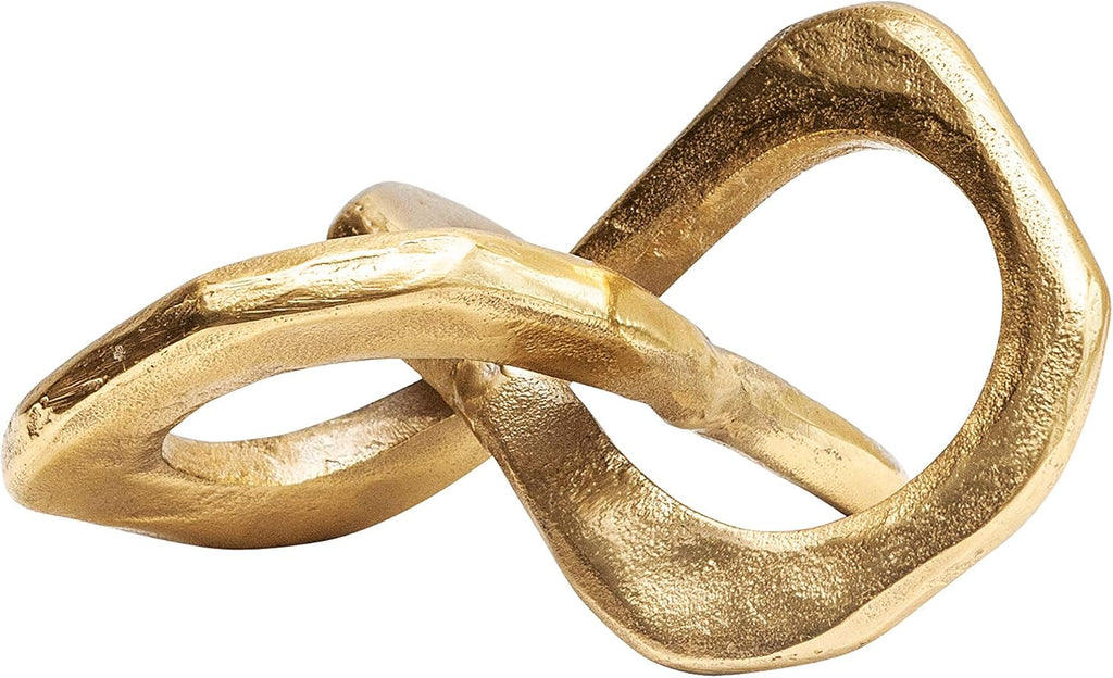 Gold Abstract Metal Figurine