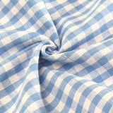 Vintage Cotton Tablecloths, Rectangle Table Covers Pure Cotton Gingham Tablecloths Oversized Christm
