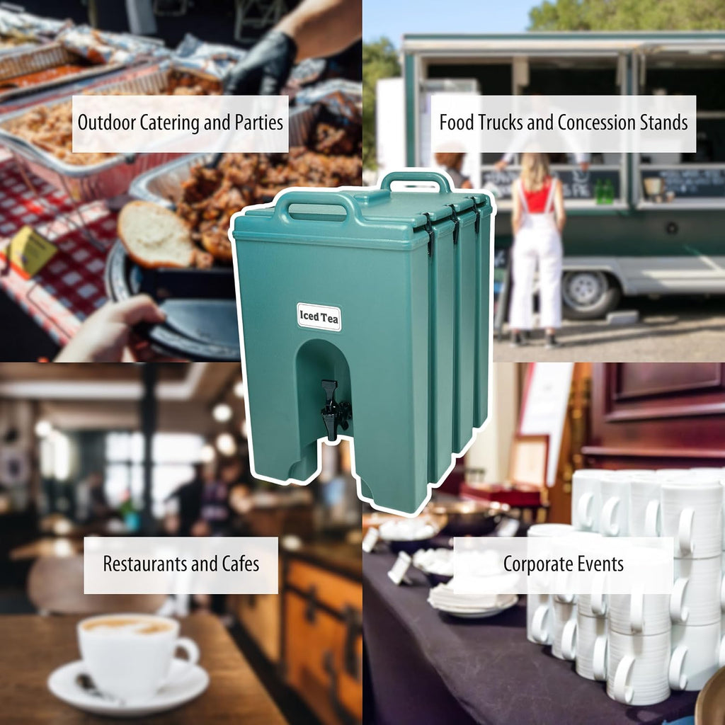 (1000LCD401) 11.75 gal Camtainer Beverage Dispenser