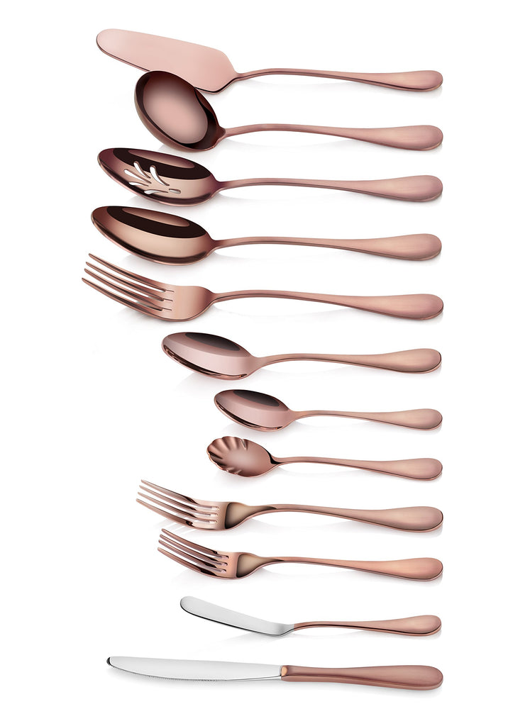 Rain 18/10 Stainless Steel Flatware Set, Service for 8