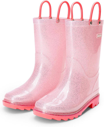 Kids Glitter Rain Boots