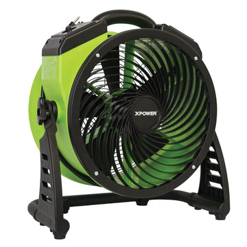 FC-200 Heavy Duty Industrial High Velocity Whole Room Air Mover Air Circulator Utility Floor Fan, 4 Speeds, Timer, 13