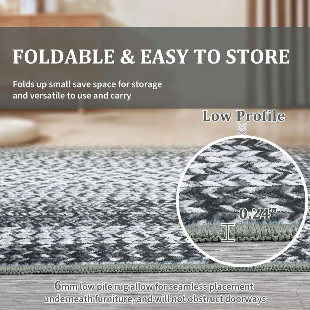 Long Hallway Runner Rug 3x10 Washable Non Slip Kitchen Runners