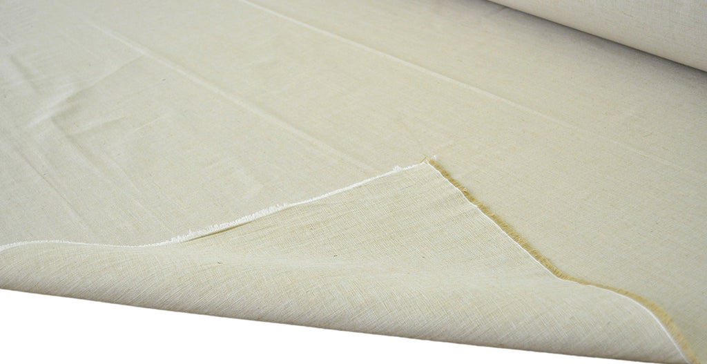 60" Wide Burlap and Cotton Blend Natural Lint Free Linen Burlap Fabric for Crafts & Decoration (60" Wide x 1 Yard