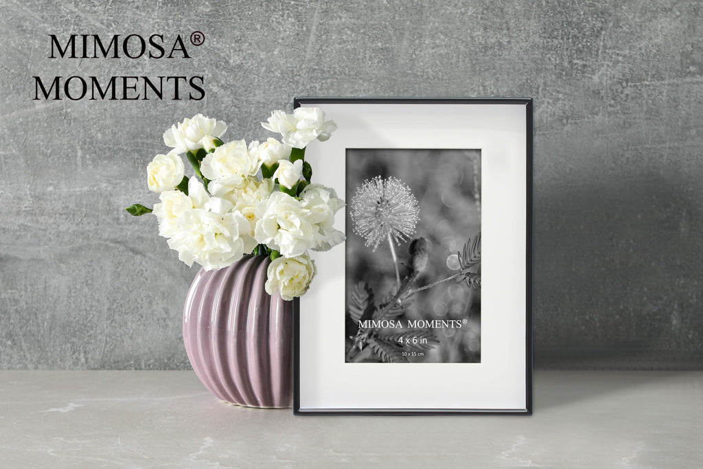 6x8 Brass Shadow Box Metal Picture Frame with 4x6 Photo Mat