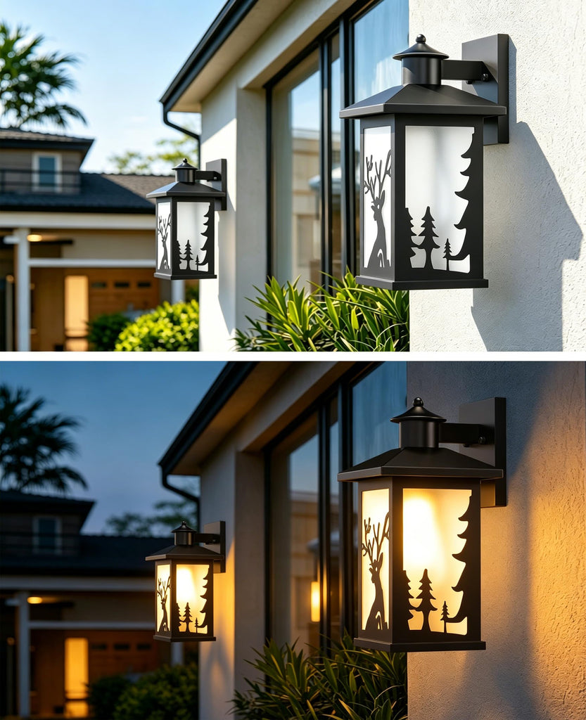 Rustic Porch Light, Outdoor Lights, Front Door, 2Pack