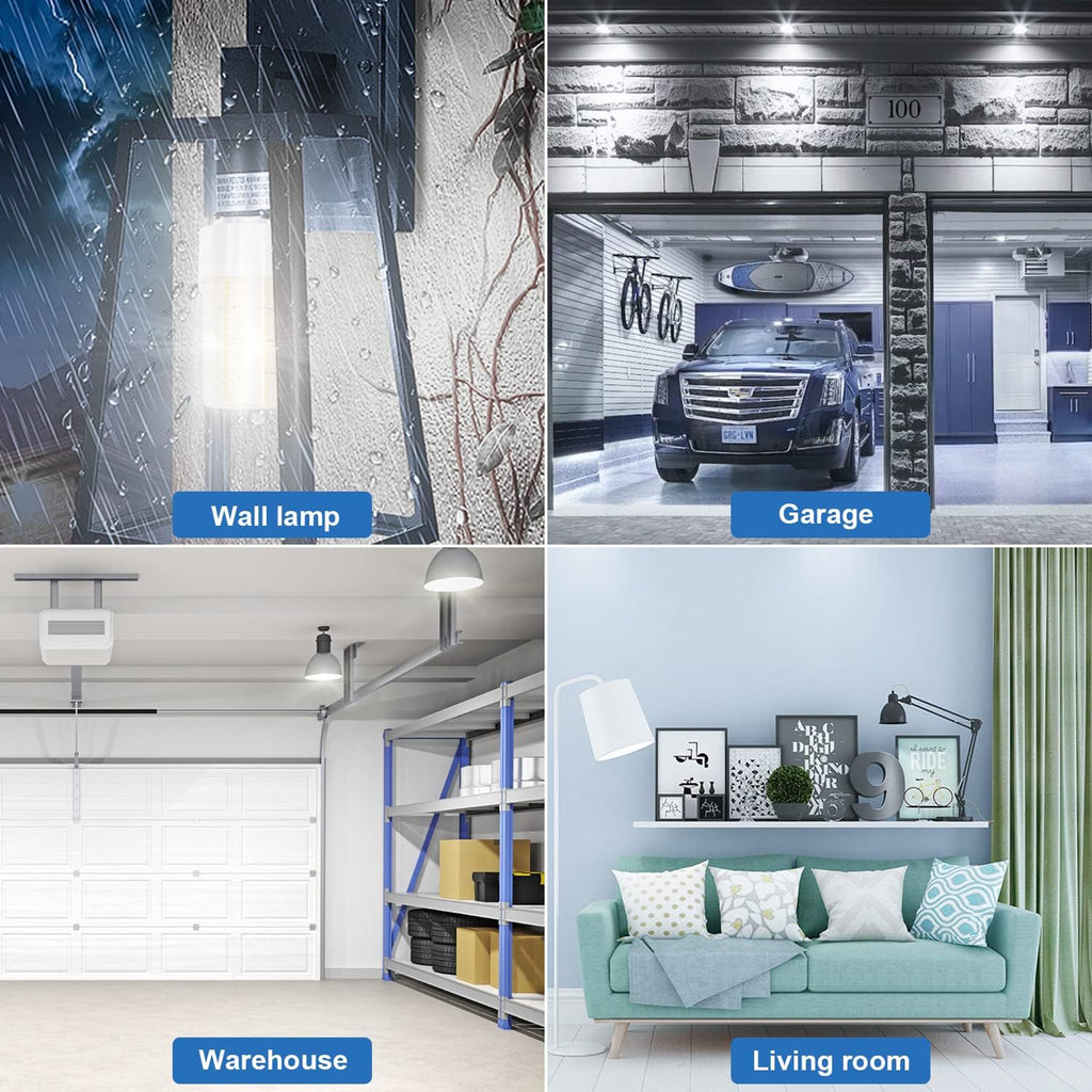 2 Pack Led Light Bulb Equivalent 250w Led bulbs 3750 Lumen 5000K Cool Daylight White 30W Waterproof Led Corn Light