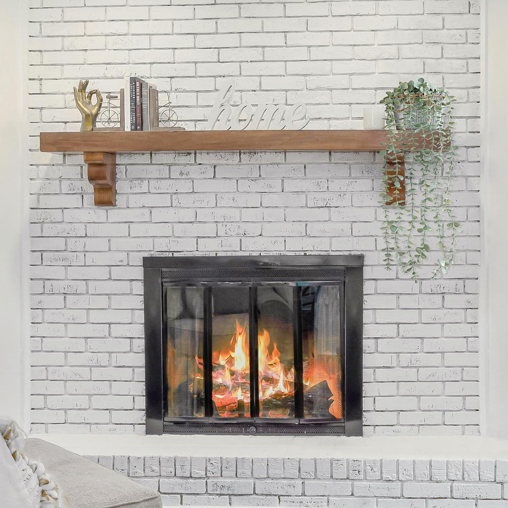 Fake Hanging Plants in Farmhouse Galvanized Pots for Shelf Decor 2Pcs