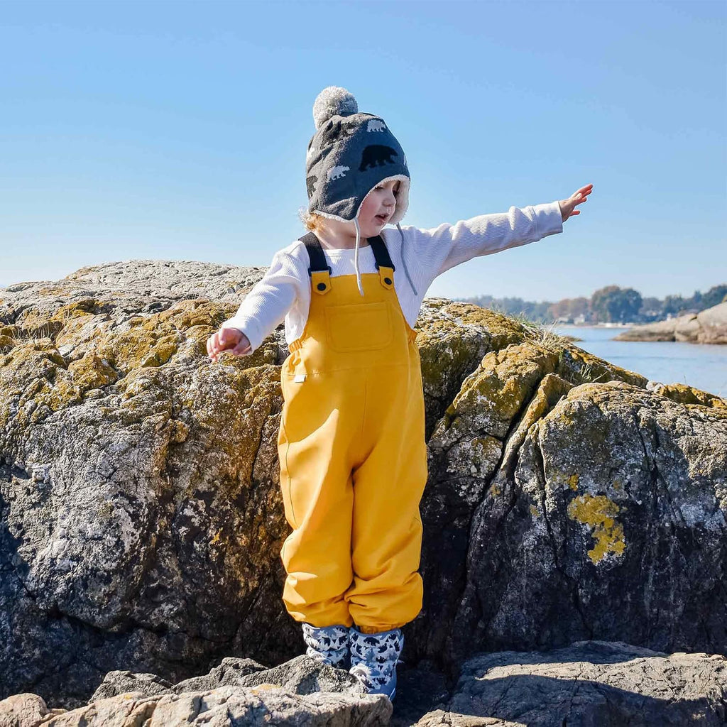 Puddle-Dry Rain Bib Pants for Toddlers
