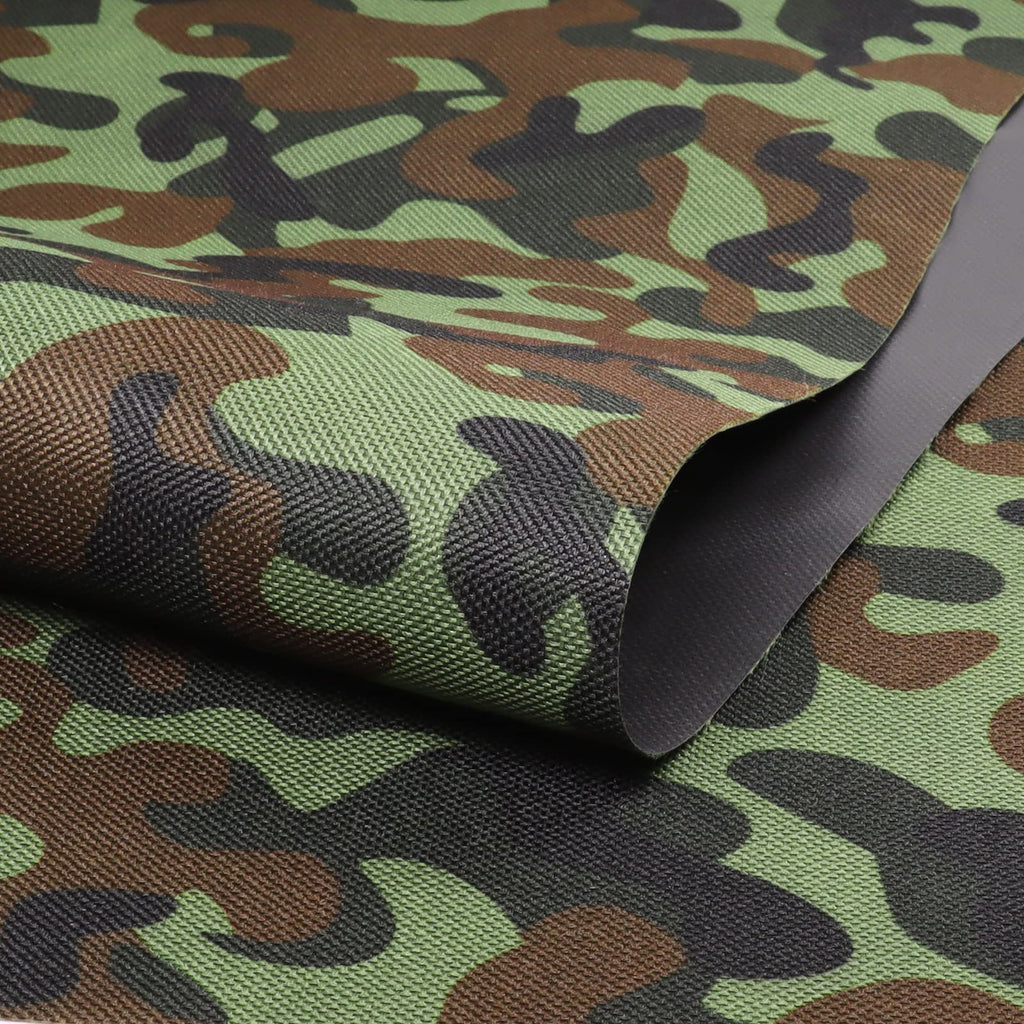 Marine Waterproof Fabric 60"x144" Camouflage Canvas 600Denier Material with PVC Backing Anti-UV Blocks Heat, Reduce