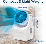 Ice Jet X3 Portable Air Cooler,Dual Mist Modes, Up to 8-Hour Cooling Time, 3