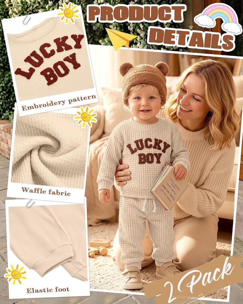 Baby Boys' Clothes Fall Winter Top Pants Set
