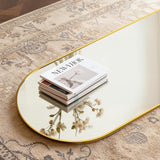 Arched Full Length Mirror, 71"x26"Large Floor Mirrors, for Wall Door Bedroom Bathroom Living Room (Gold)