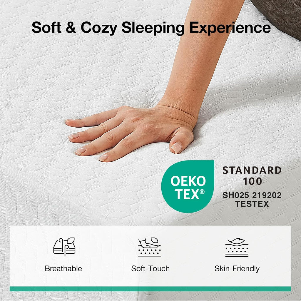 Full Mattress 12 Inch, Full Size Memory Foam Mattress | for Contouring Support & Pressure Relief, Motion Isolation &