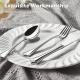 Silverware Set, 40-Piece 18/10 Stainless Steel Flatware Set Cutlery Set for 8