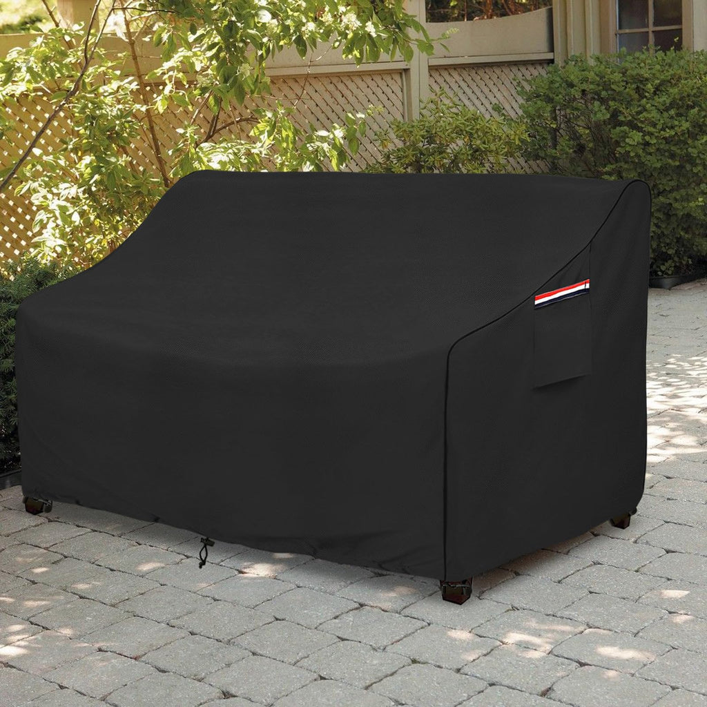 Heavy Duty Patio Sofa Cover, 100% Waterproof 3-Seater Outdoor Sofa Cover Fits up to 85W x 38D x 35H Inches, Lawn