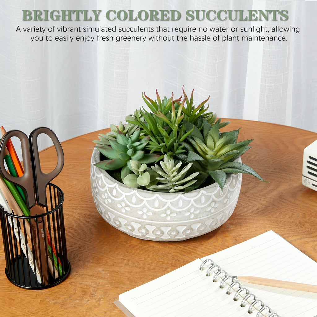 6inch Artificial Succulent Plants in Pots