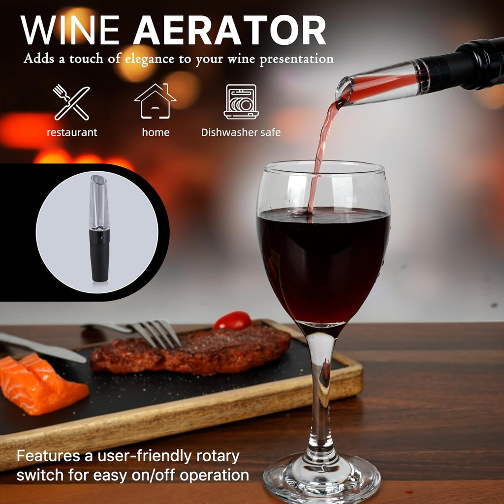 Mixology Bartender Kit - Gun Metal Cocktail Shaker Set w/Stand - Essential Home Bar Accessories Martini - Set of 24