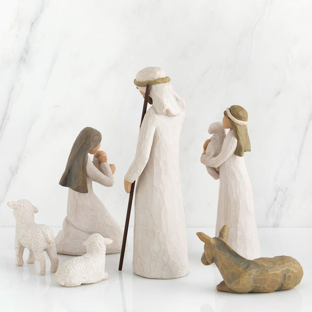 6-piece Nativity, Sculpted Hand-Painted Set of Figures