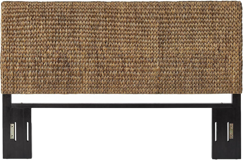 Mountain Lodge Handwoven Water Hyacinth Seagrass King Headboard