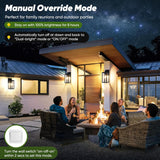 13" Upgraded Motion Sensor Outdoor Wall Lights, 2-Pack Dusk to Dawn Porch Light Outdoor Wall Sconce Lanterns
