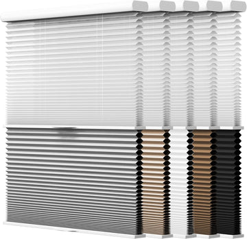 2-in-1 Day Night Cellular Shades Cordless, Top Down Bottom Up Double Honeycomb Blinds, Blackout and Light Filtering