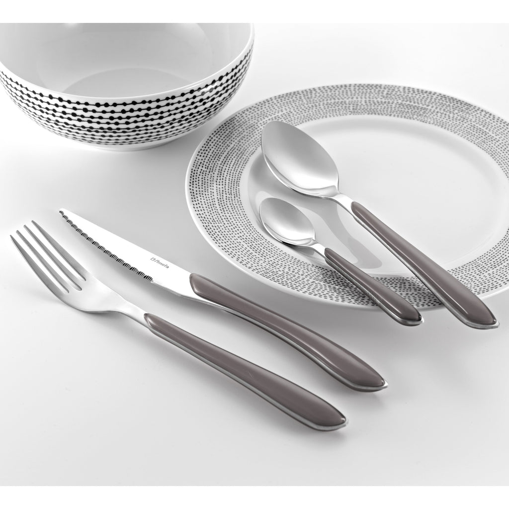 Cutlery Set, Stainless Steel, Grey