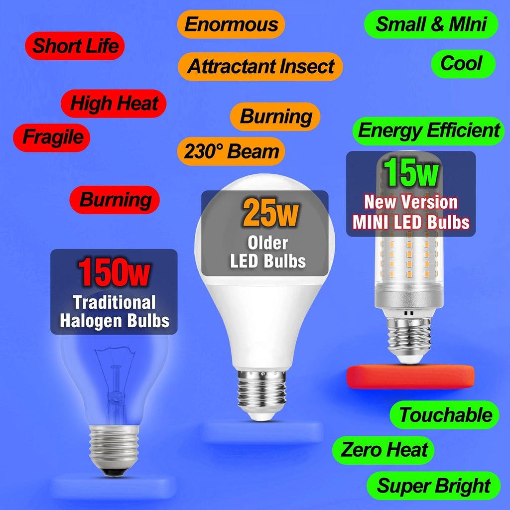 E26 LED Light Bulbs 150 Watt Equivalent 2000 lm,2700K Warm