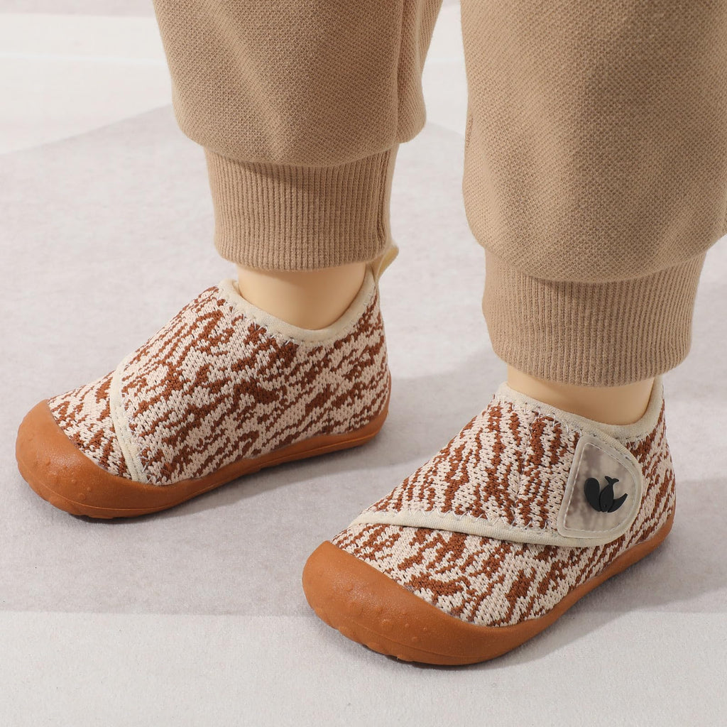 Wide Baby Shoes Boys First Walker Shoes Infant Barefoot Sneakers
