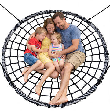 60" Large Spider Web Saucer Tree Swing for Kids & Adults(Patented)