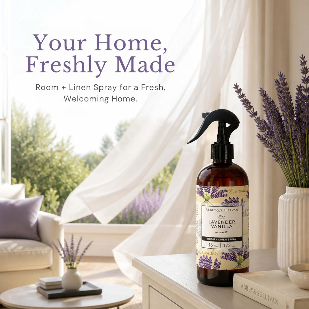 Odor Eliminating and Refreshing Linen and Room Spray, Lavender Vanilla, 16 oz.